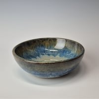 Image 1 of Everyday Bowl: Glacial Waters (Turquoise) with colored rim 01202601