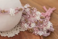 Image 4 of Braided Tieback -Dusty Pink