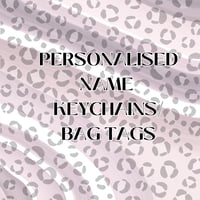 Image 1 of PERSONALISED NAME KEYCHAINS/BAGTAGS