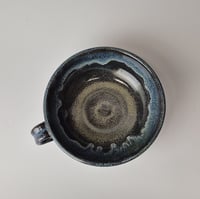 Image 6 of Thumb-handled Bowl: Night Sky (Dark Blue) with colored rim 01202602