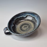 Image 5 of Thumb-handled Bowl: Night Sky (Dark Blue) with colored rim 01202602