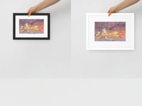 Image 7 of Watercolor Seals framed Print – Coastal Marine Animal Art