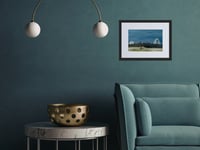 Image 6 of Watercolor Night Sports Field framed Print, Stadium Lights