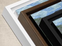 Image 10 of Red Tractor Print Bold Brushstroke- Aerial Farm View Between Green Fields Abstract Wall Art