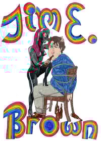 Image 2 of Jim E. Brown Tethered T-Shirt (Designed by Juliette Collet)