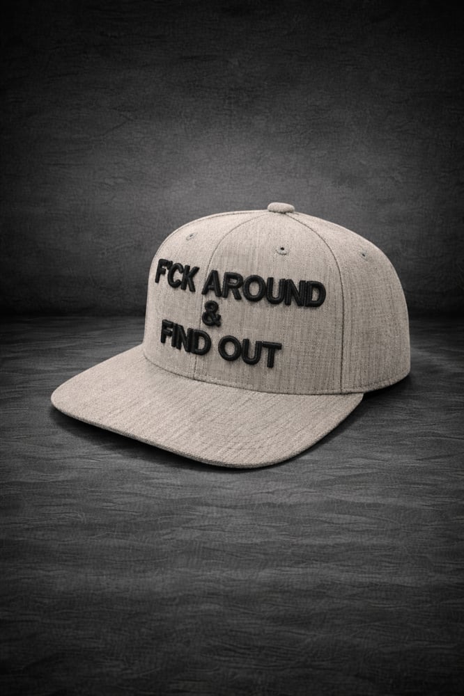 Image of F*ck Around & Find Out Snapback grey 
