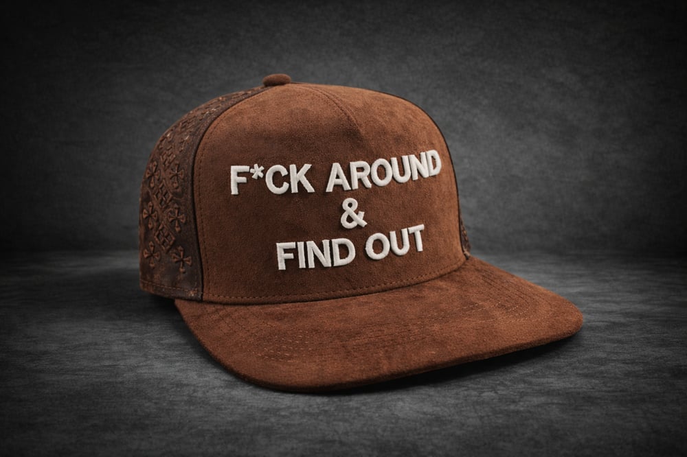 Image of  F*ck Around & Find Out Snapback Brown 