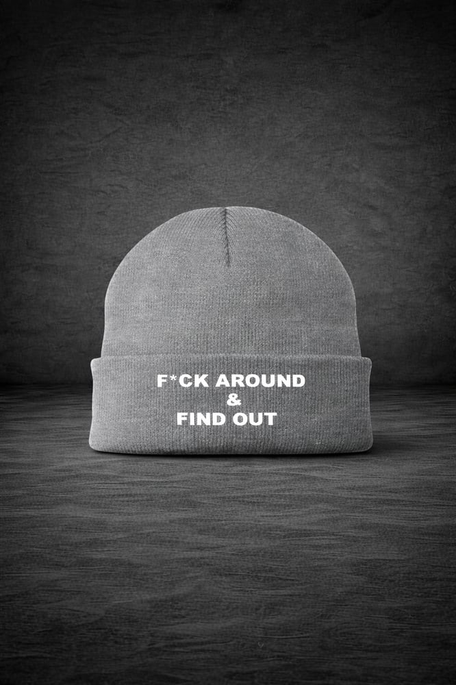 Image of  F*ck Around & Find Out Beanie Grey