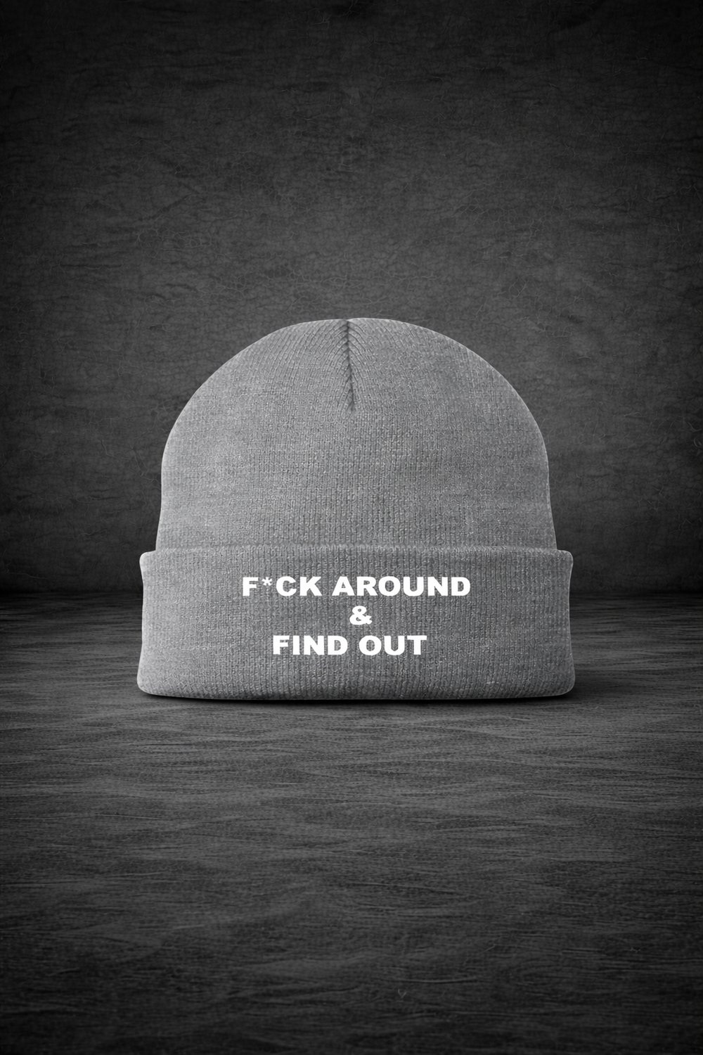 Image of  F*ck Around & Find Out Beanie Grey