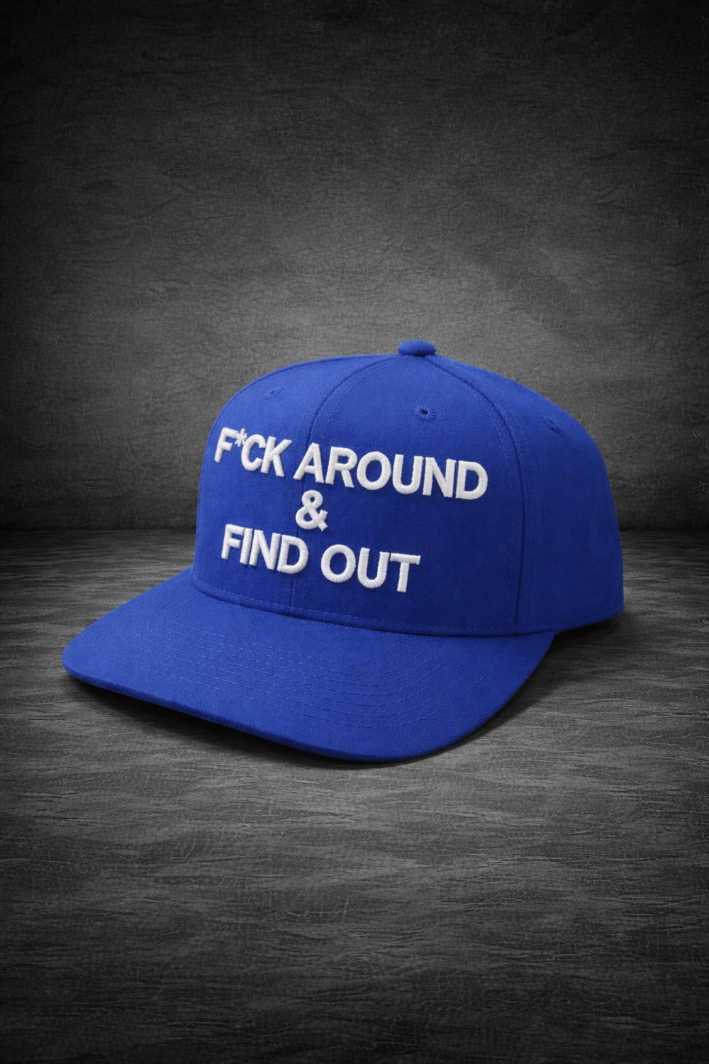 Image of F*ck Around & Find Out Snapback  Blue 