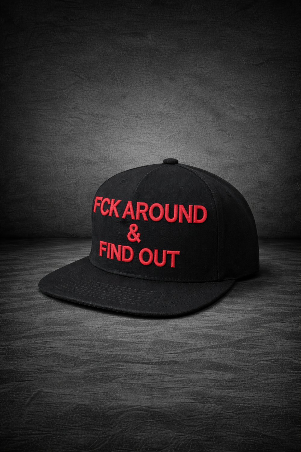 Image of F*ck Around & Find Out Snapback Red hat