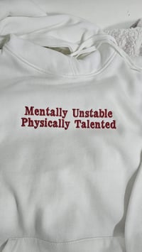 Image 2 of Mentally unstable hoodie