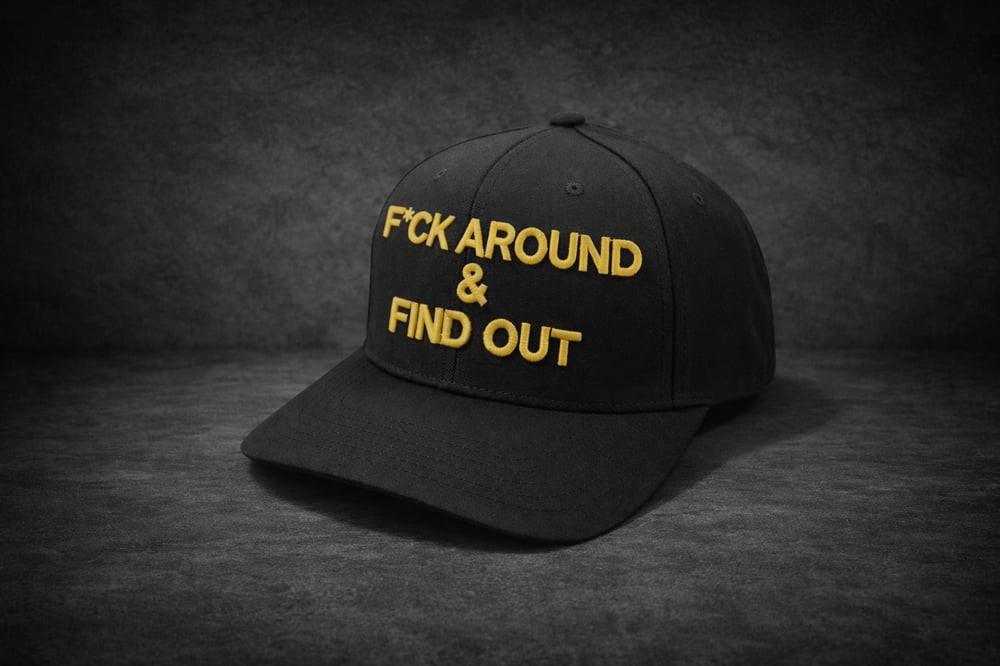 Image of F*ck Around & Find Out Snapback Yellow hat 