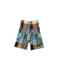 Image 2 of Pantalon 3/4 multi patchwork 