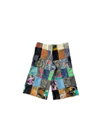 Image 1 of Pantalon 3/4 multi patchwork 
