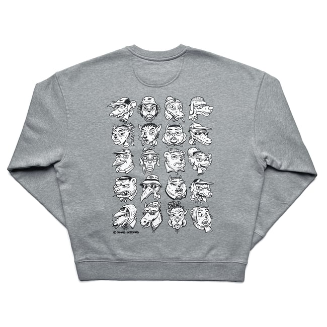 Faces Sweatshirt