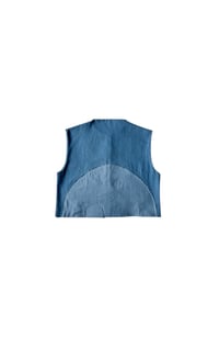 Image 2 of Pull/veste en denim poche lune 