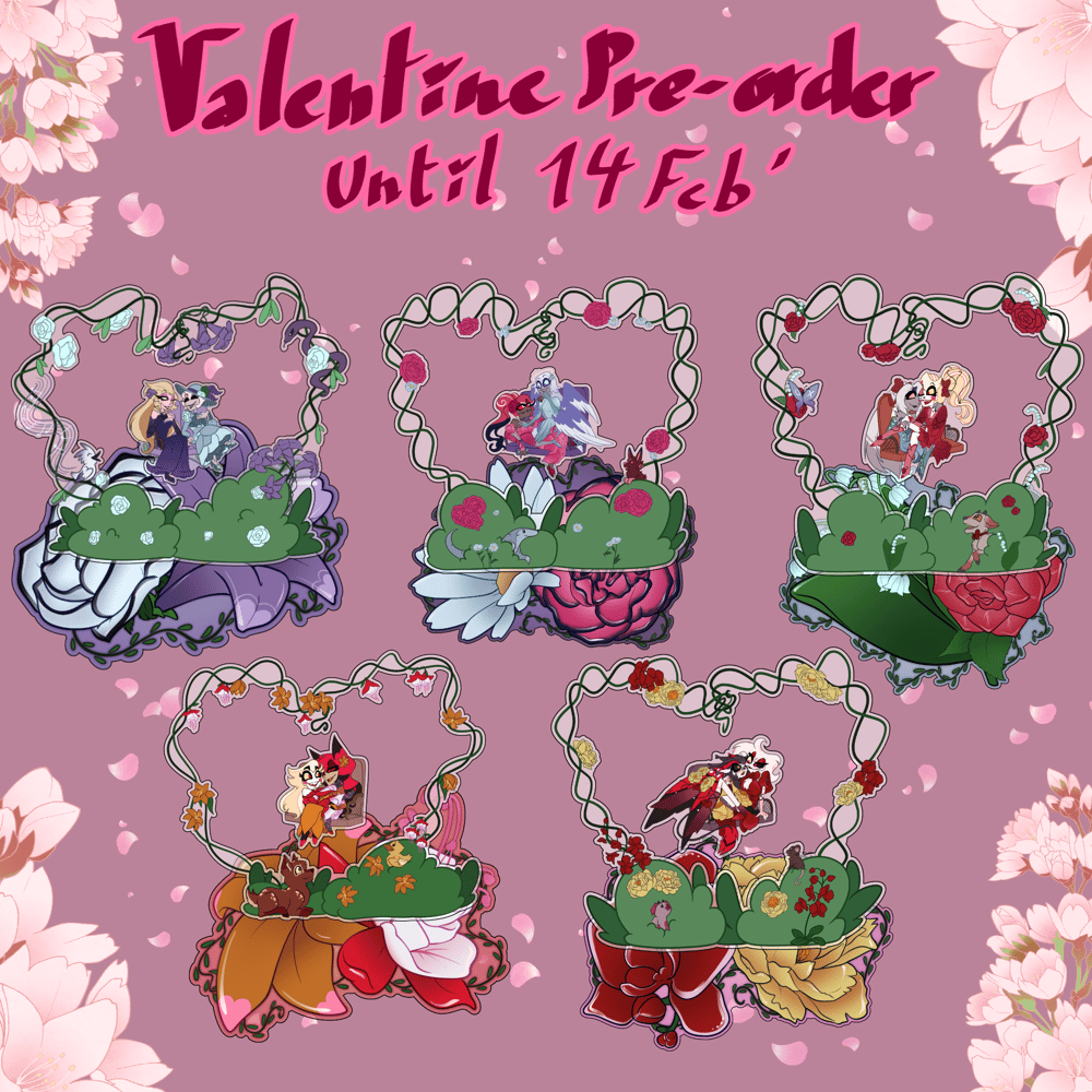 Image of PRE-ORDER Valentine Dangling Shaker Standee ! 