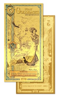 Image 3 of 5 Goldback Note 