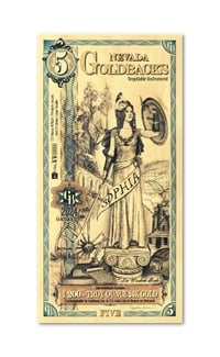 Image 2 of 5 Goldback Note 