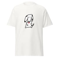 Image 1 of "Puppy with spots" T-shirt blanca