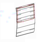 Mercedes Benz T2 Vario Upper Side Wall  Panel