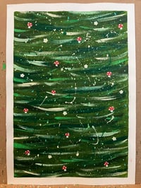 Image 1 of Mushroom Meadow Painting