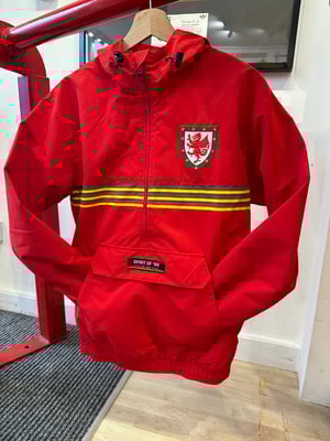 Image of ‘Yr Aran Anorac’  in Red (Unisex) 