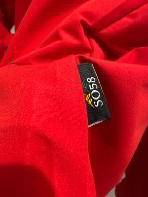 Image of ‘Yr Aran Anorac’  in Red (Unisex) 