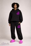 ART LOUNGE REPEAT JOGGER SET (Black)