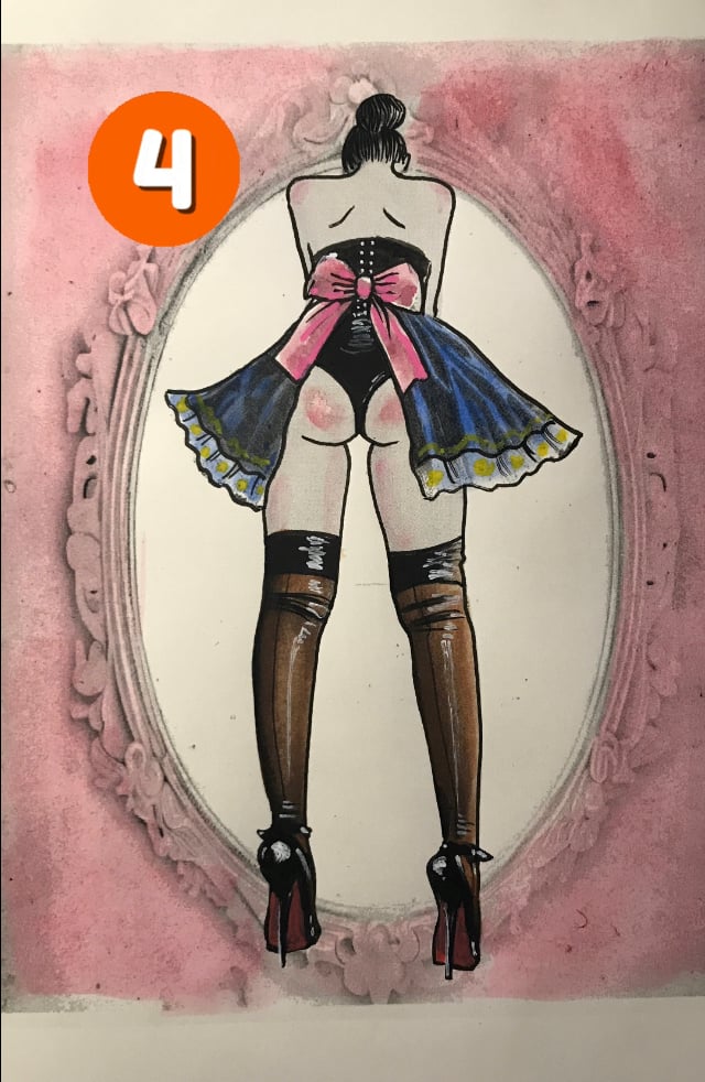 Image of Alice original illustrations for EROS MECANIQUE 