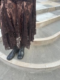 Image 6 of Mermaid Lace Skirt — Black