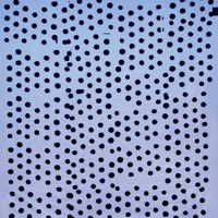 Image 4 of Sky Blue / Black Polka Duvet Cover