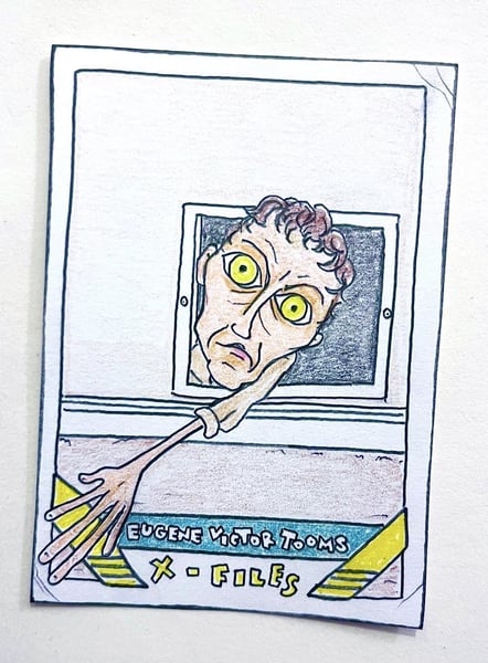 Image of Original pencil artwork—Eugene Victor Tooms, X Files