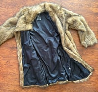 Image 4 of Vintage Women’s XXXL Faux Fur Long Trench