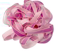 Image 3 of 1PC. CANDY HEARTS 42" hand dyed wrist wrap bracelet silk ribbon//Yoga wrist wrap bracelet ribbon