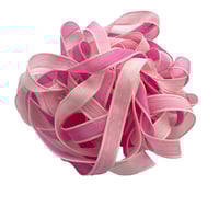 Image 6 of 1PC. CANDY HEARTS 42" hand dyed wrist wrap bracelet silk ribbon//Yoga wrist wrap bracelet ribbon