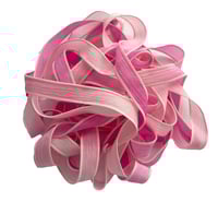 Image 7 of 1PC. CANDY HEARTS 42" hand dyed wrist wrap bracelet silk ribbon//Yoga wrist wrap bracelet ribbon