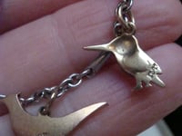 Image 7 of EDWARDIAN 9CT 15CT  GOLD ENAMEL ANIMAL BRACELET HUNTING SCENES 6G