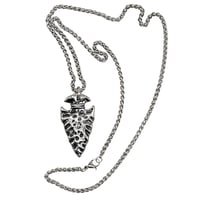 Image 3 of 👑The Armored Kingdom Warlord Arrowhead Necklace 