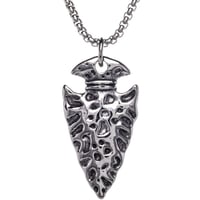 Image 6 of 👑The Armored Kingdom Warlord Arrowhead Necklace 