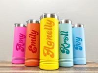 Image 1 of Personalized Tumblers, Custom Tumbler with Lid, Stainless Steel Tumbler, Tumbler with Slider Lid,...