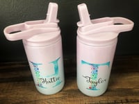 Image 4 of Personalized Kids Water Bottle: Insulated Rainbow Tumbler