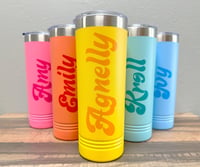 Image 5 of Personalized Tumblers, Custom Tumbler with Lid, Stainless Steel Tumbler, Tumbler with Slider Lid,...