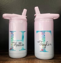 Image 5 of Personalized Kids Water Bottle: Insulated Rainbow Tumbler