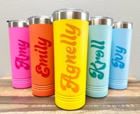 Image 6 of Personalized Tumblers, Custom Tumbler with Lid, Stainless Steel Tumbler, Tumbler with Slider Lid,...