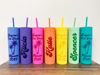 Image 7 of Custom Vacation Tumblers: Personalized Vacation Party Favors, Girls Trip Tumblers, Bridesmaid Tum...