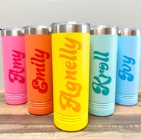 Image 7 of Personalized Tumblers, Custom Tumbler with Lid, Stainless Steel Tumbler, Tumbler with Slider Lid,...