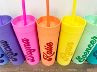 Image 8 of Custom Vacation Tumblers: Personalized Vacation Party Favors, Girls Trip Tumblers, Bridesmaid Tum...