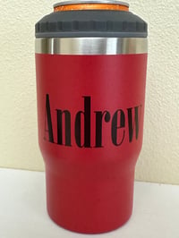Image 8 of Personalized Can Cooler, 5 in 1 Can Cooler, Custom Tumbler with Lid, Stainless Steel Tumbler, Tum...